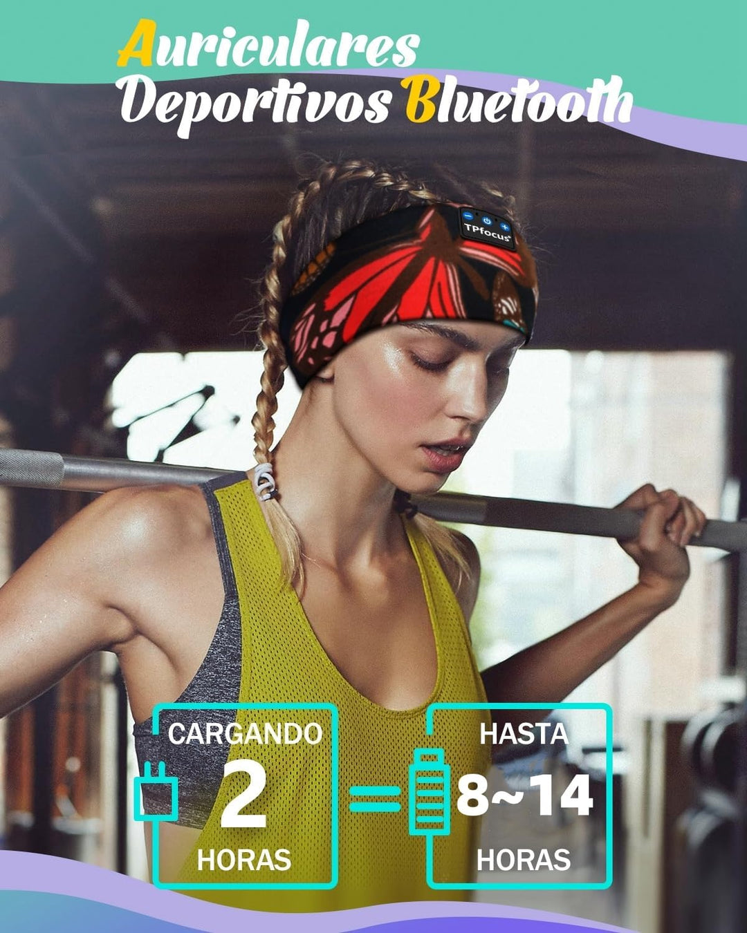 Schlafkopfhörer Bluetooth V5.3 Stirnband kopfhörer Bluetooth Sleep Headphones Wiederaufladbar mit HD