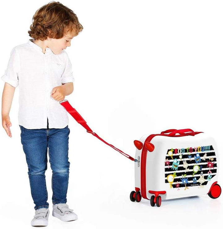 Movom Happy Time Kinder-Koffer Mehrfarbig 50x38x20 cms Hartschalen ABS Kombinationsschloss 34L 2,1Kg