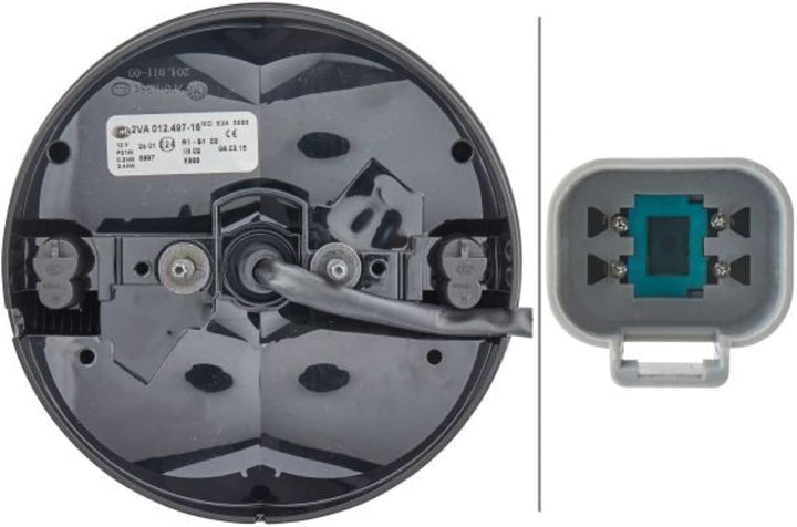 HELLA - Heckleuchte - Hybrid - 12V - 2VA 012 497-161