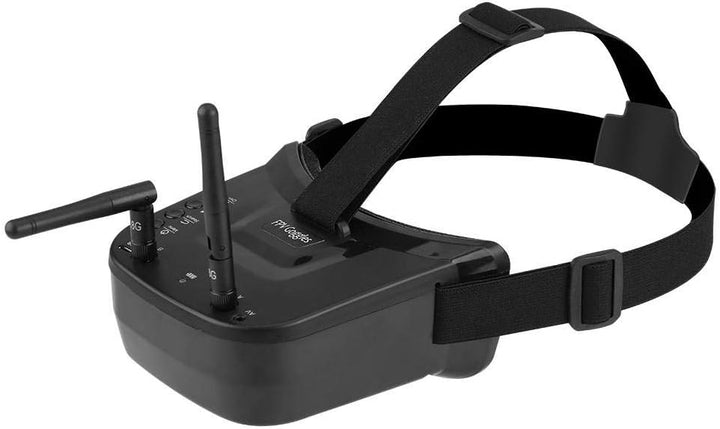 Tonysa 5,8 GHz Mini FPV Brille 3 Zoll 40 Kanal FPV Video Headset Brille 480 * 320 LCD Bildschirm mit