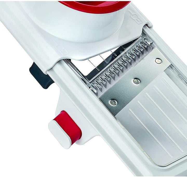 Zyliss E900040 Gemüsehobel mit 4 einstellbaren Schneidstufen und Juliennefunktion, Scharfe Edelstahl