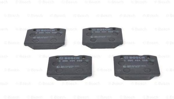 Bosch BP1489 Bremsbeläge - Vorderachse - ECE-R90 Zertifizierung - vier Bremsbeläge pro Set