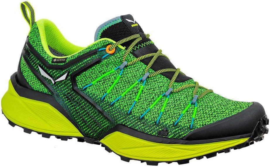 Salewa Dropline Gore-Tex Herren Speed Hiking Schuhe, Black Out Blue Danube