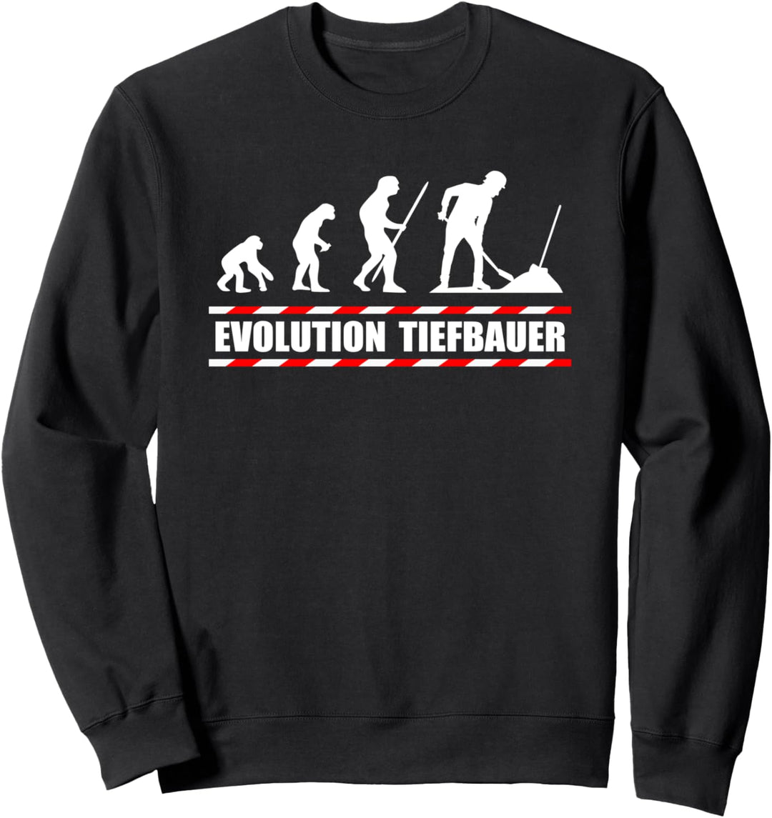 Kanalbauer Bauarbeiter Tiefbau Tiefbauer Sweatshirt