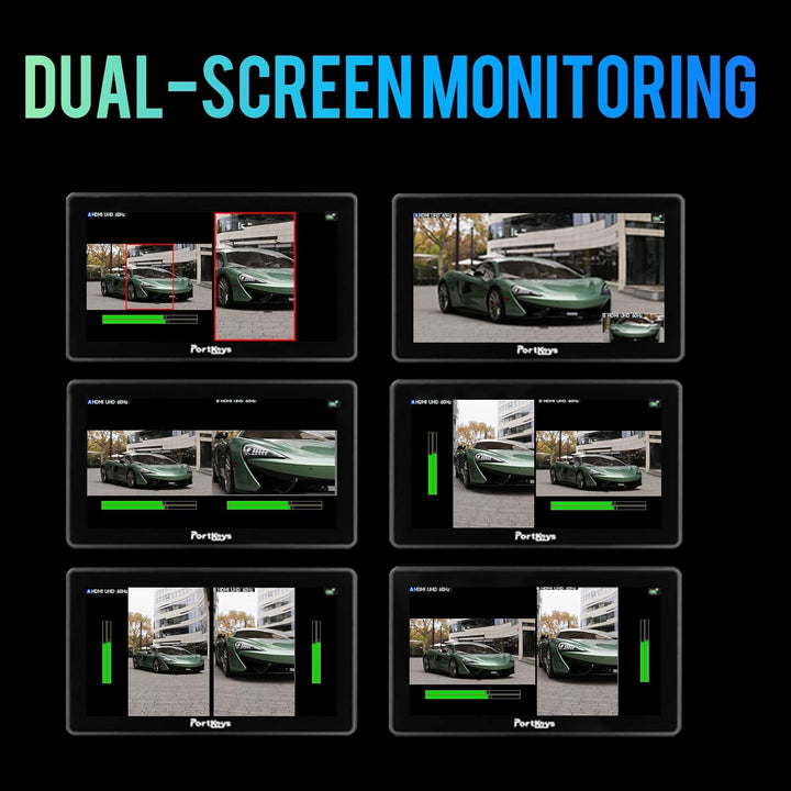 Portkeys BM7IIDS Kabellose Kontrolle Field Kamera Monitor 7" Touchscreen 3G SDI 3D LUT 2200Nit 10bit