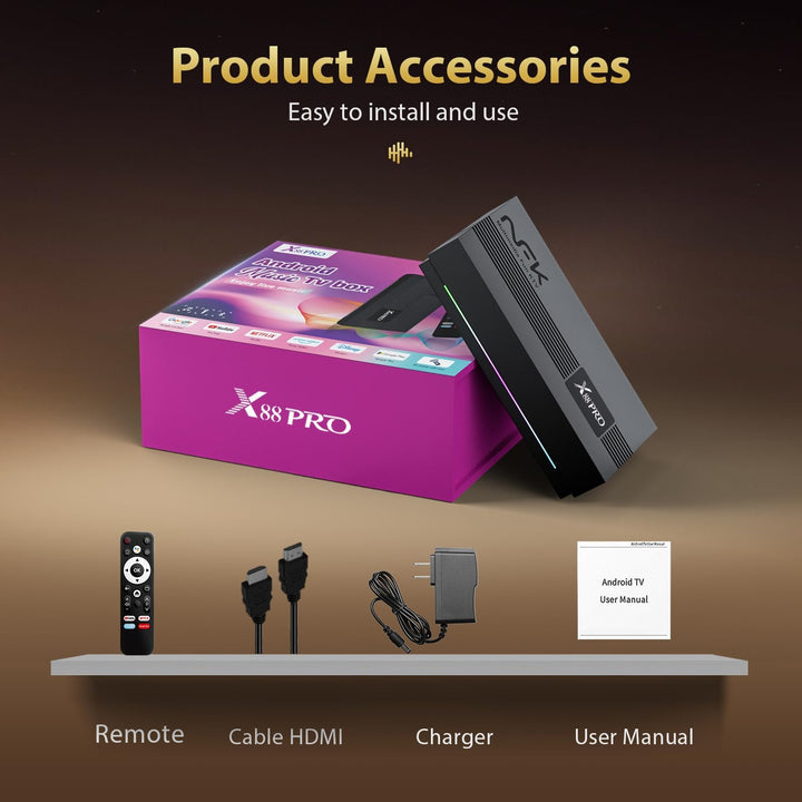 GREVA KTV Box Android 13.0, 8K Smart TV Box Android RK3528 Chipsatz Unterstützung WiFi6 HDR10 BT5.0
