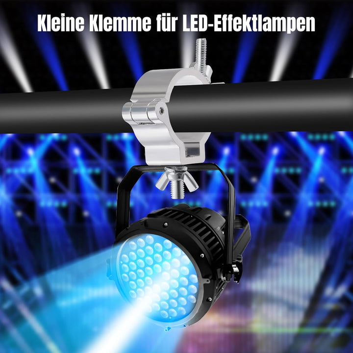 Bühnenlicht Klemmen, 10 Stück Bügelschelle + Aluminiumlegierung, Tragfähigkeit 100kg, Rostfrei und R