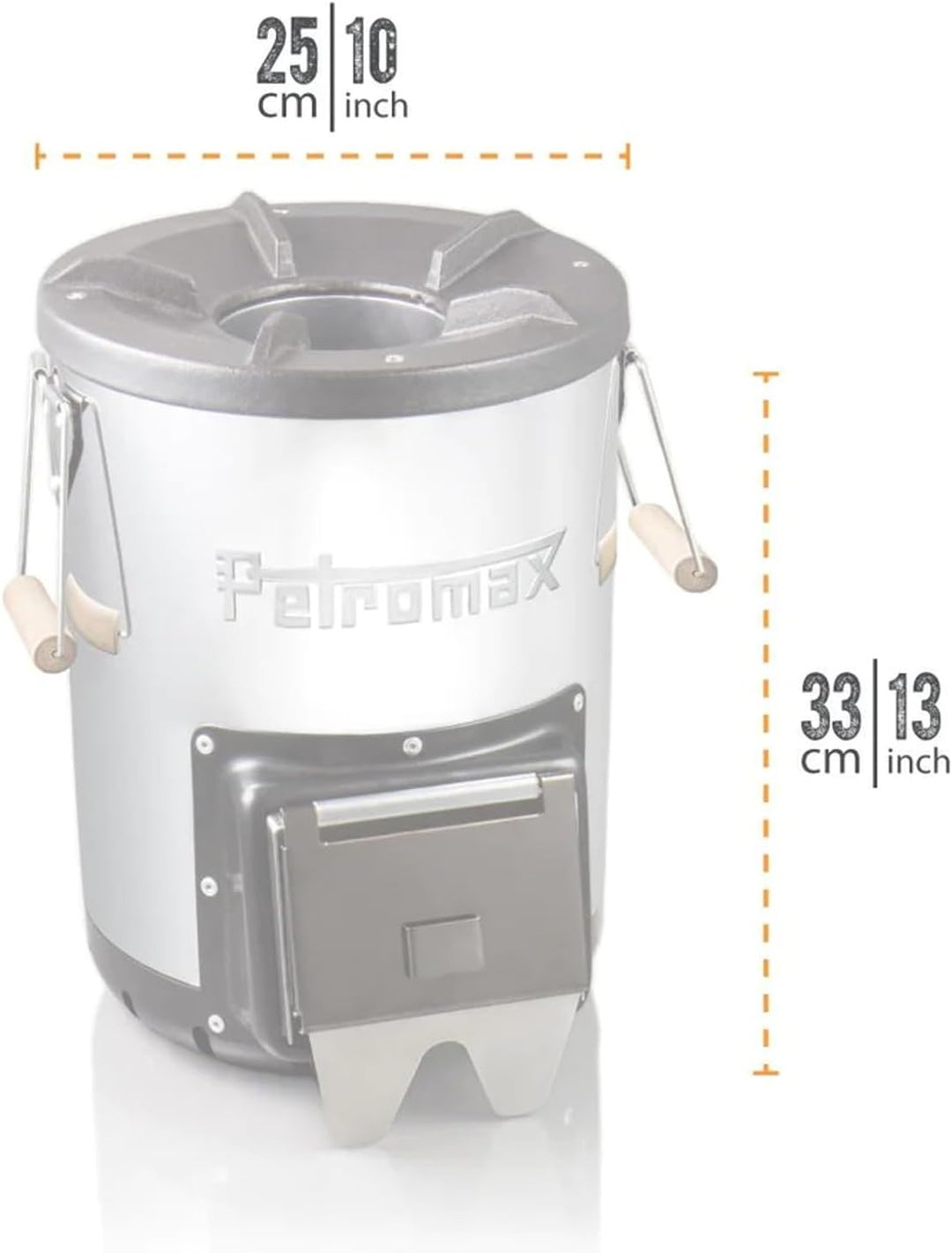 Petromax Raketenofen Silber