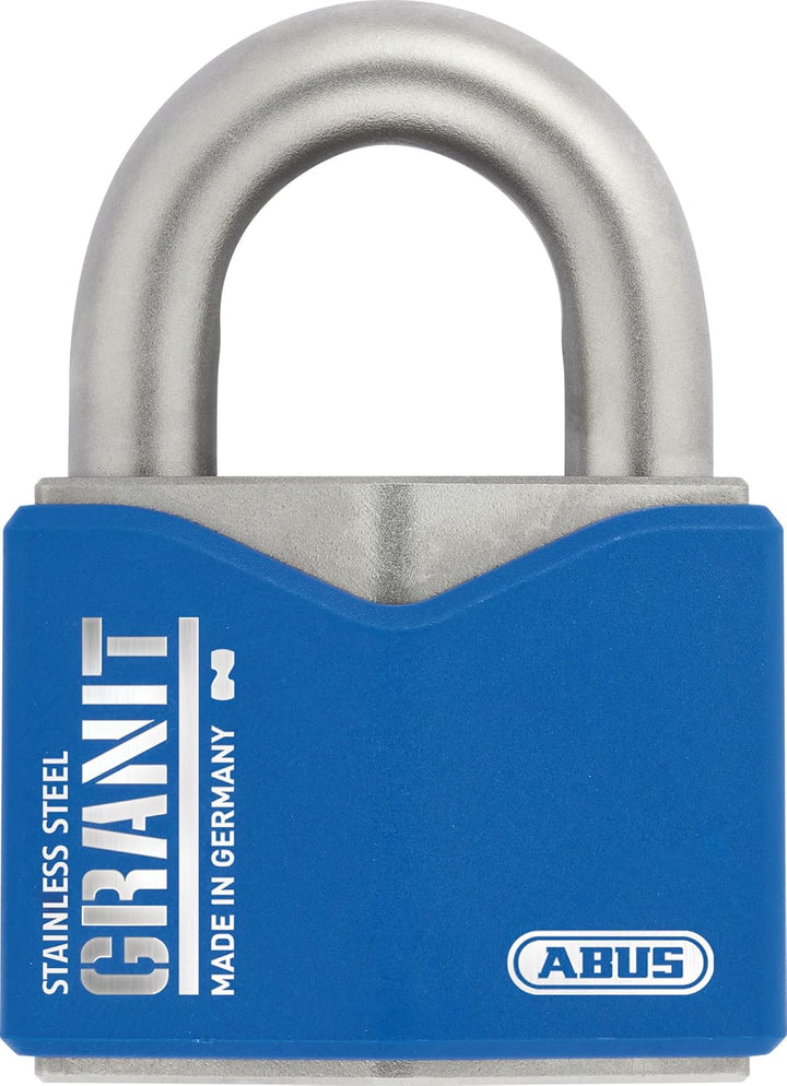 ABUS 81385 Granit-Vorhangschloss blau, ohne Sicherungskarte 55mm Edelstahl