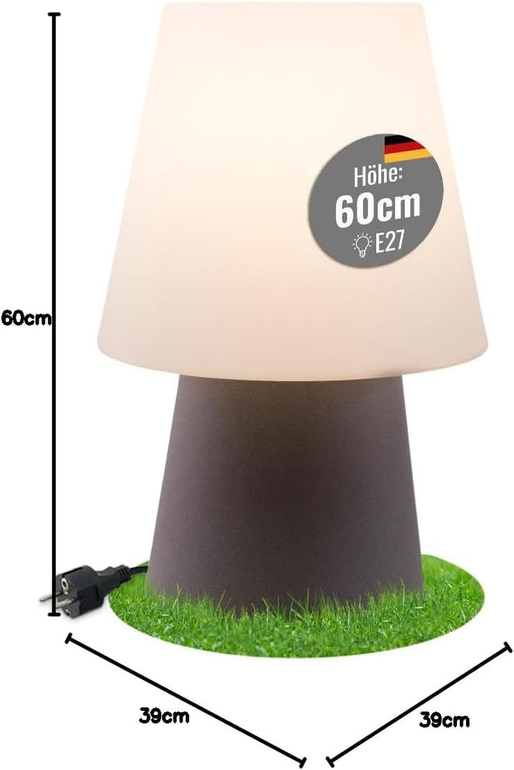 Light Life Leuchtobjekt Lampe "Taupe" 60 cm (LED) Indoor & Outdoor