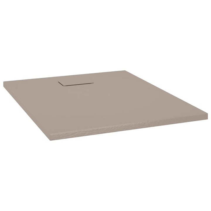 vidaXL Duschwanne SMC Braun 100x80cm