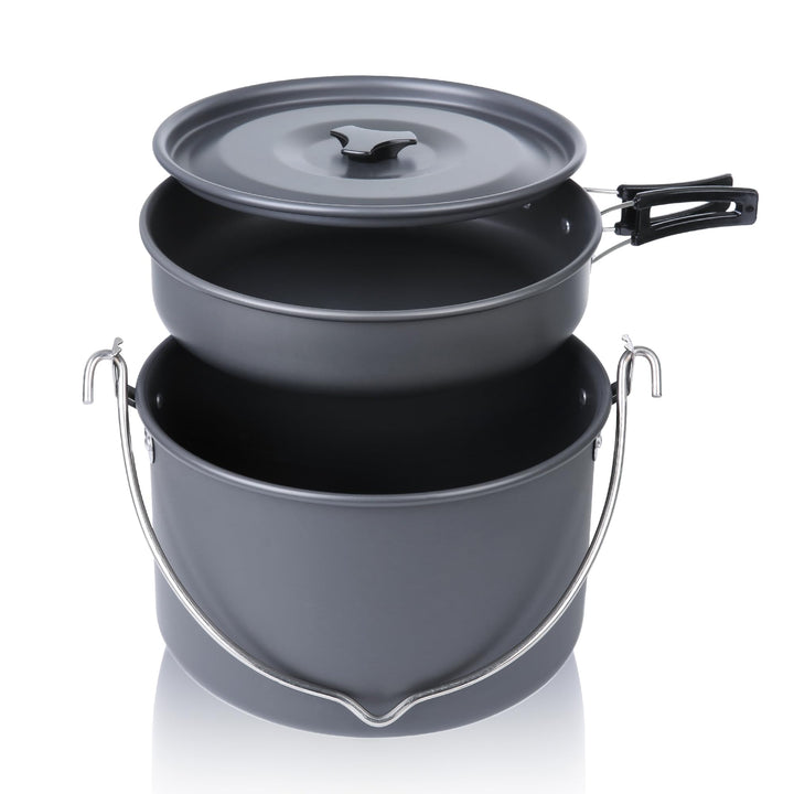your GEAR Ranger Pot & Pan - Kochgeschirr mit Topf, Pfanne, Deckel - Erweiterungsset zum Ranger V Se