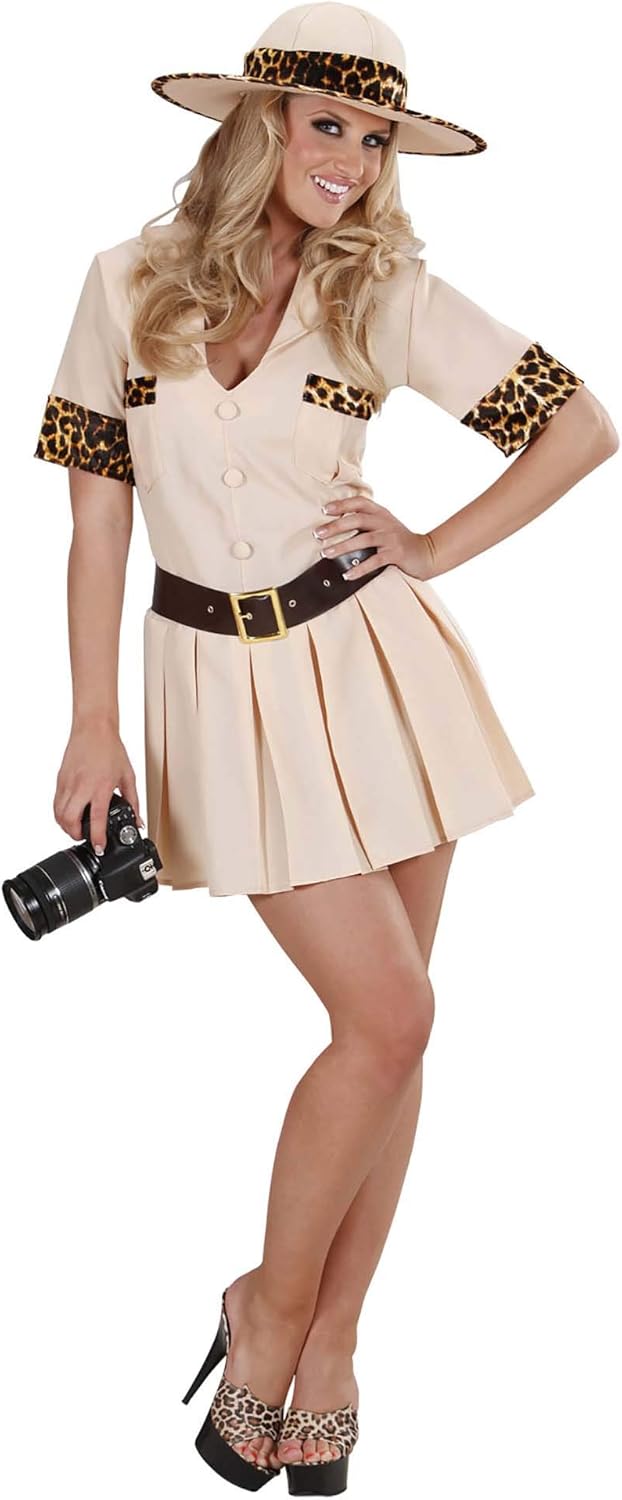 WIDMANN MILANO PARTY FASHION W Kostüm Safari Girl, Kleid, Dschungel, Faschingskostüme, M