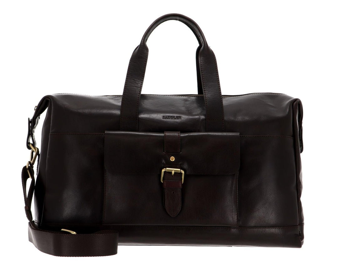 SADDLER Charles Weekend Bag Dark Brown