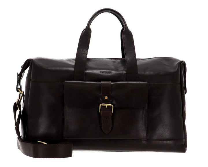 SADDLER Charles Weekend Bag Dark Brown