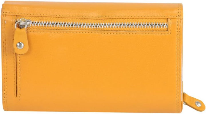 Greenburry Spongy Geldbörse Leder 15,5 cm, Purple, one size
