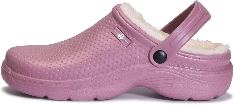 Eagsouni Damen Herren Lined Clogs Winter Hausschuhe Gefüttert Pantoletten Gartenschuhe Wärme Pantoff