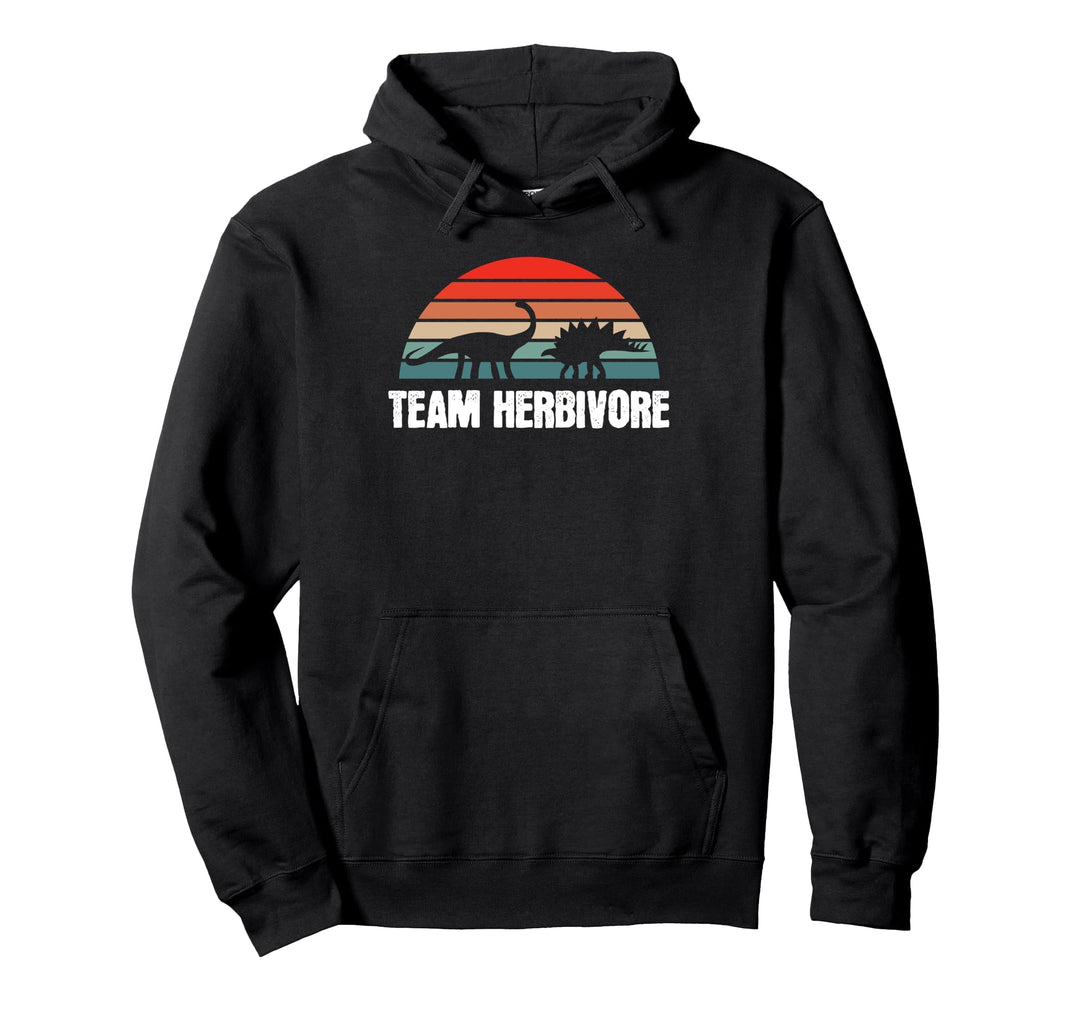 Team Herbivore Vegan Veganer Dino Geschenk Pullover Hoodie
