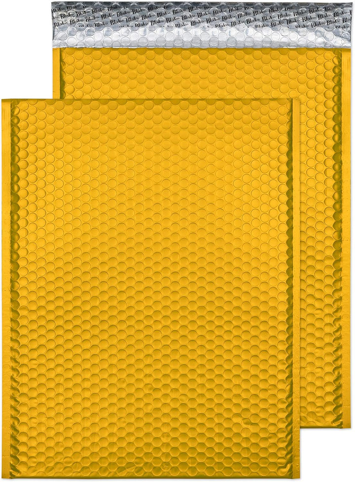 Blake Purely Packaging MTEY450 Farbige Luftpolstertaschen Matt Haftklebung Ei Gelb C3 450 x 324 mm |
