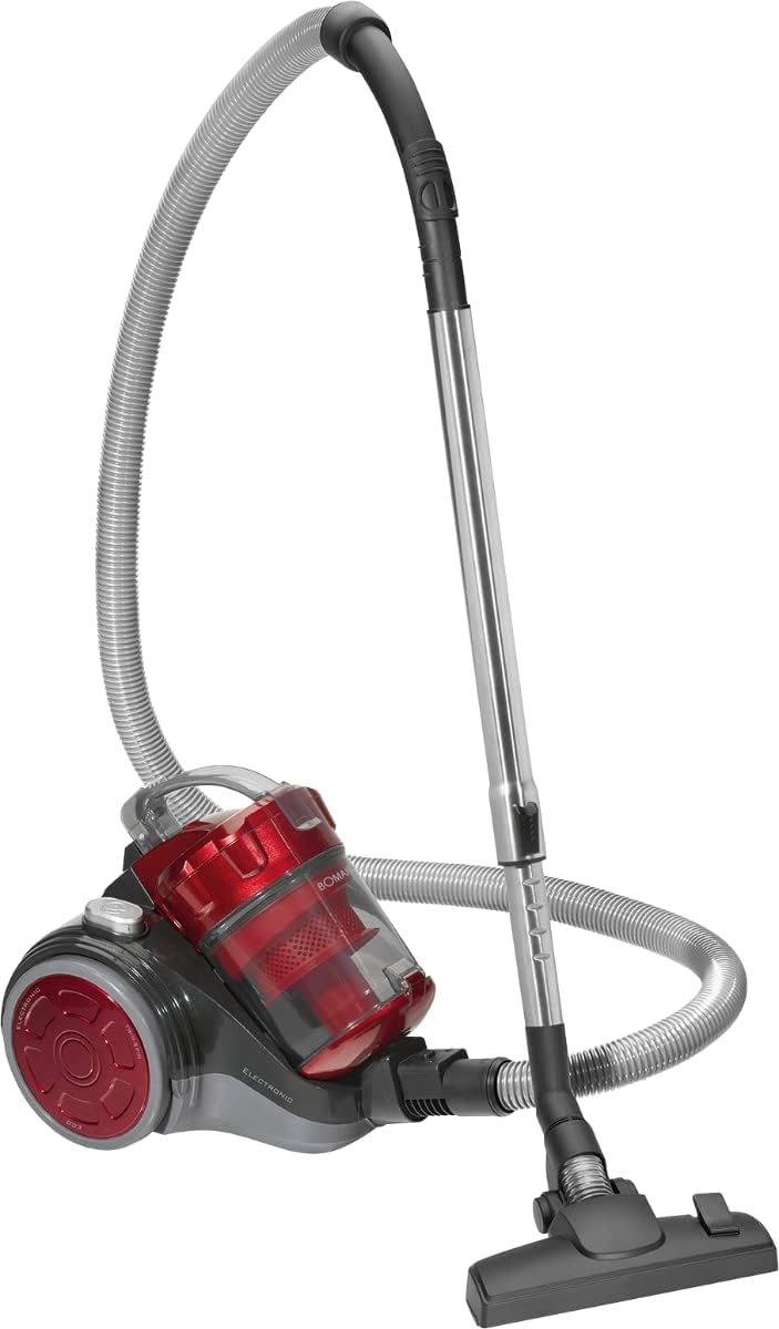 Bomann Bodenstaubsauger | beutelloser Staubsauger | 4-Fach Filtersystem | HEPA-Filter | 700 Watt | E