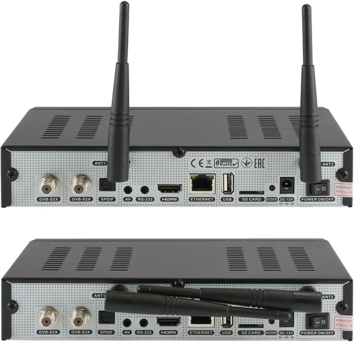 OCTAGON SF8008 UHD 4K Supreme Twin Sat Receiver + NONIC HDMI Kabel, 2X DVB-S2X Tuner, E2 Linux & Def
