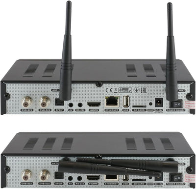OCTAGON SF8008 UHD 4K Supreme Twin Sat Receiver + 256GB Festplatte INTERN + NONIC HDMI Kabel, 2X DVB