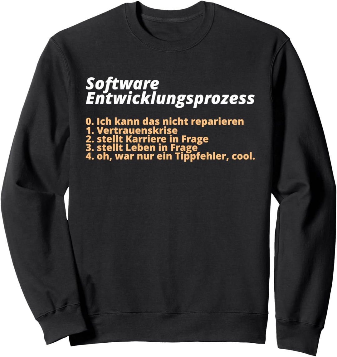 Programmierer Witz Admin Informatiker Informatik Software Sweatshirt