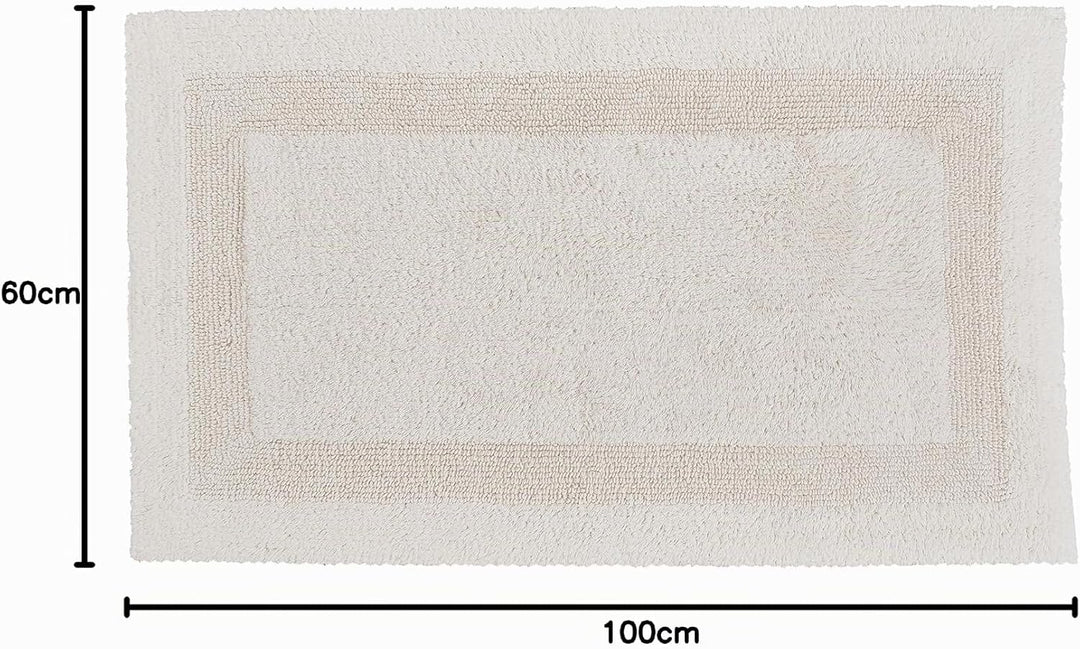 Kleine Wolke 5477146360 Badteppich Arizona, 60 x 100 cm, Grau(Silbergrau) Grau(silbergrau) 60 x 100