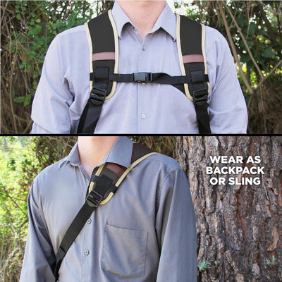 GOgroove Kamera Rucksack für Spiegelreflexkameras: DSLR Backpack ideal für Reisen, ausreichend Platz