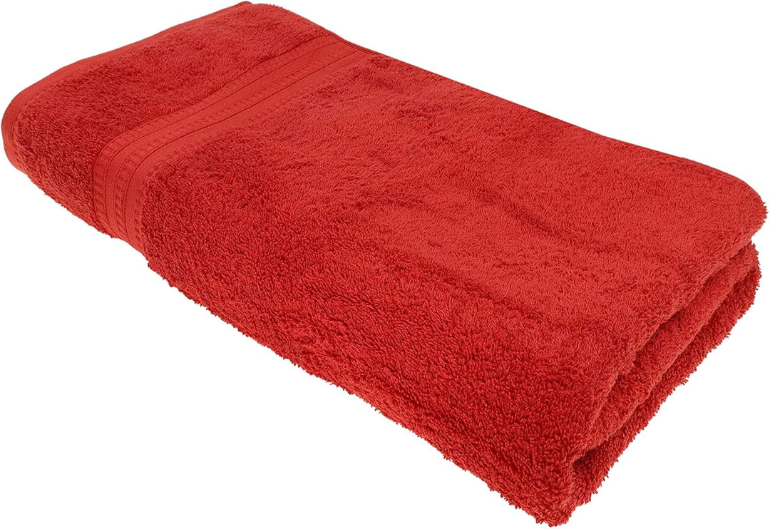Julie Julsen Bio Duschtuch-Set 6 TLG. 2 Dusch- 4 Handtücher Bordeaux 100% Baumwolle Frotte 550g/m² B