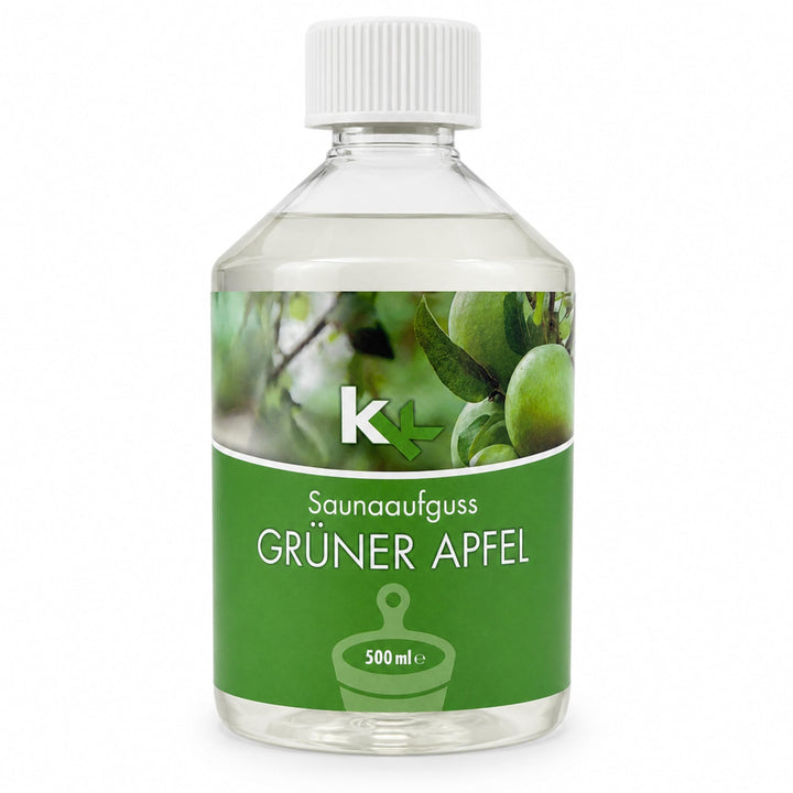 KK Sauna Aufguss Konzentrate PREMIUM | 500 ml Flasche | Made in Germany | Wellness für Zuhause | Grü