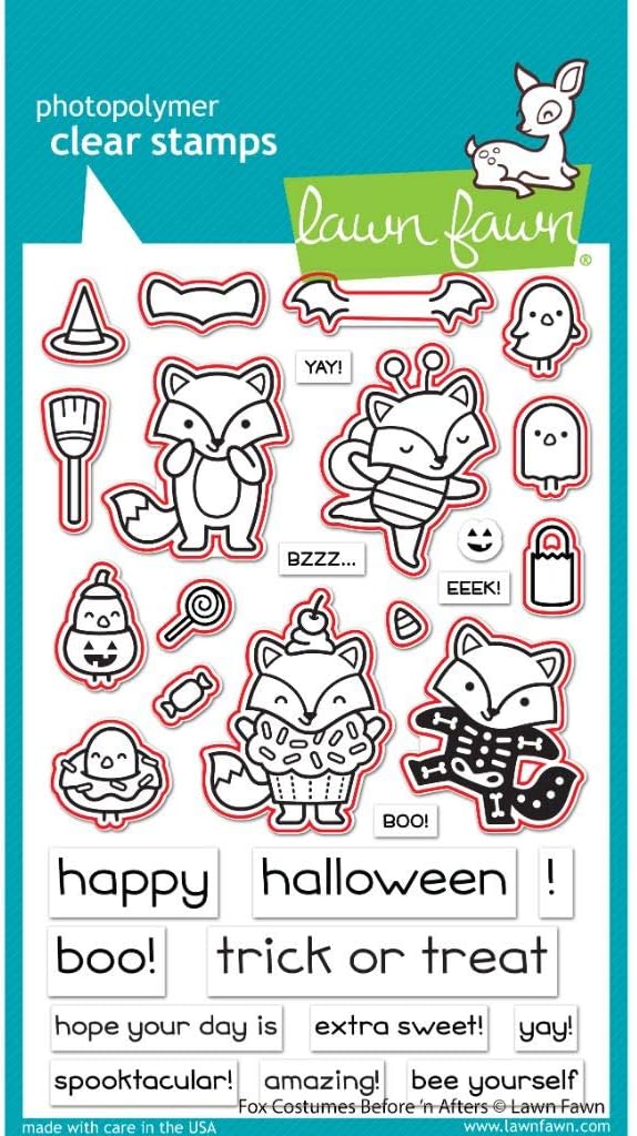 Lawn Fawn, Lawn cuts/Stanzschablone, Fox Costumes Before &