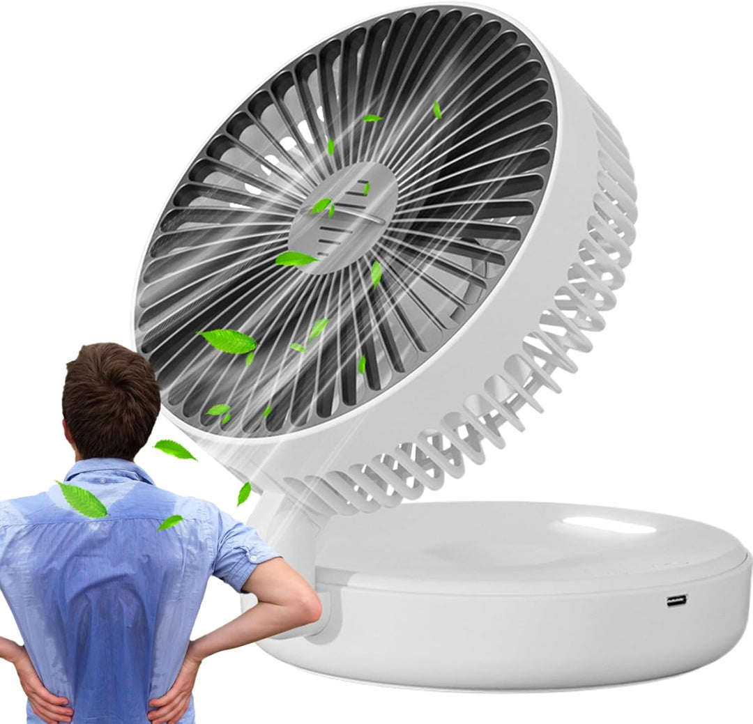 Tisch-Luftzirkulator-Ventilator, leiser Tischventilator mit Aromatherapie-Box, 5 Geschwindigkeiten,