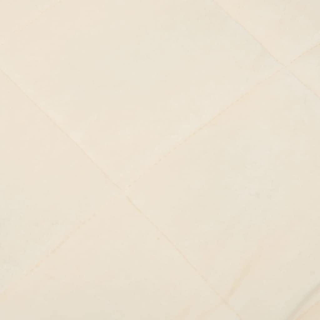 Homgoday Gewichtete Decke Creme hell 200 x 225 cm 13 kg Stoff, Möbel warme und bequeme Decke, hochwe