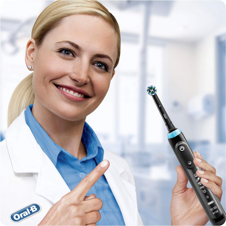 Oral-B CrossAction Ersatz-Zahnbürstenköpfe für elektrische Zahnbürste, abgewinkelte Borsten für bis