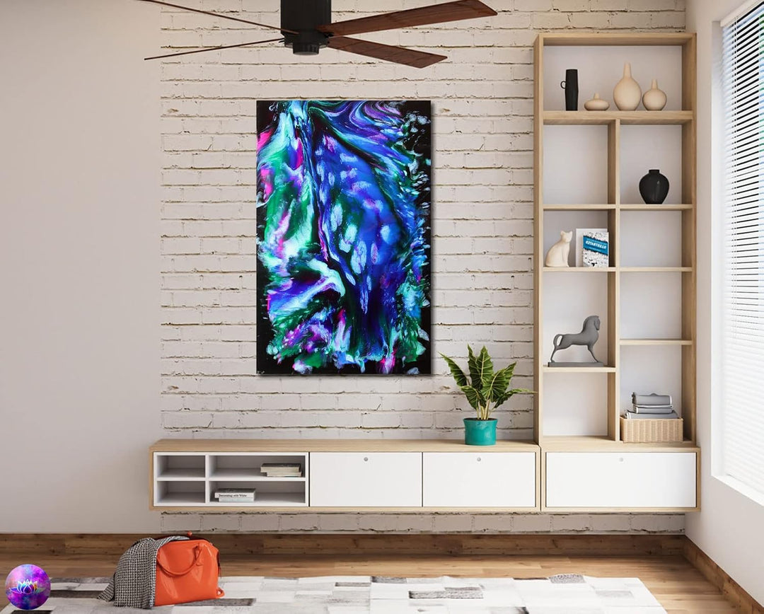 Gemälde Abstrakte Malerei Original - moderne hochglanz Wandbilder XXL - Resin Art Kunst Bild Harz Un
