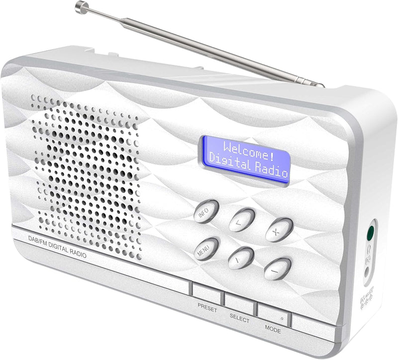 Soundmaster DAB500SI tragbares Personenradio (Persönlich, digital, AM, DAB+, FM, PLL, 1 W, 3,5 mm) s