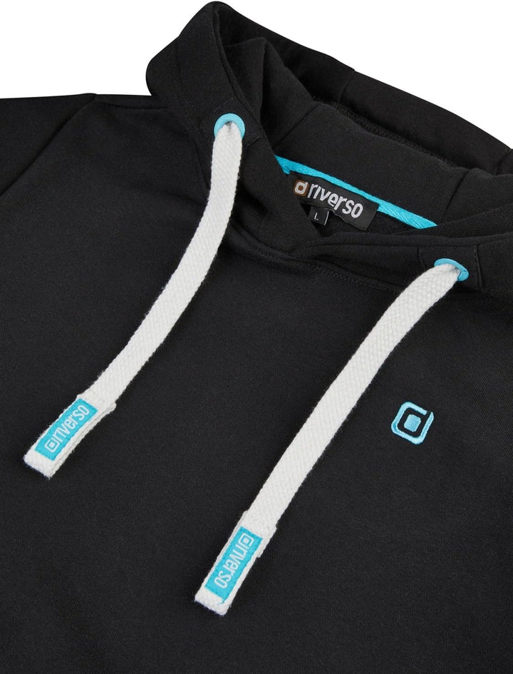 riverso Hoodie Herren Regular Fit RIVLinus Kapuzenpullover Pullover Sweatshirt Streetwear Grau Braun