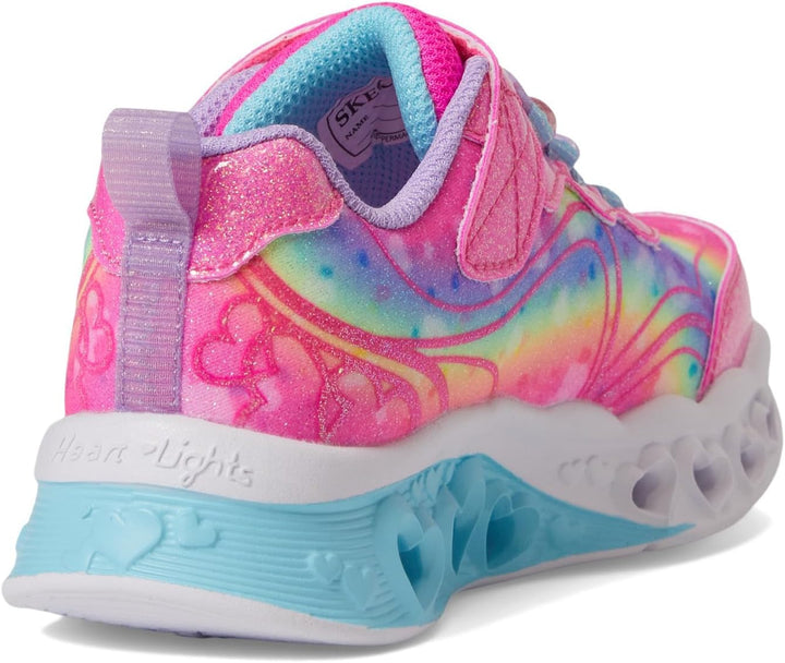 Skechers Girl's Adventure Blitz Hiking Boot 27 EU Hot Pink Sparkle Mesh Lavender Trim, 27 EU Hot Pin