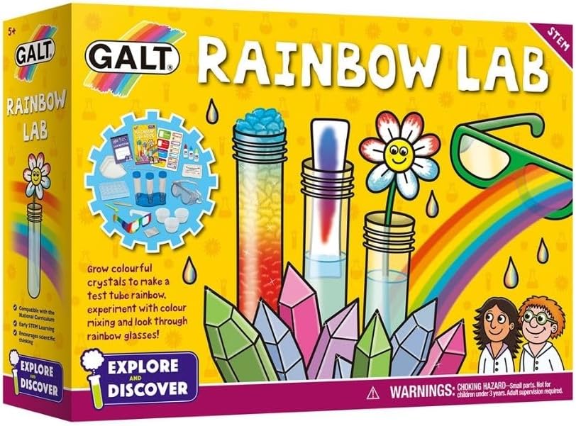 Galt Toys, Rainbow Lab, Science Kit for Kids, Ages 5 Years Plus