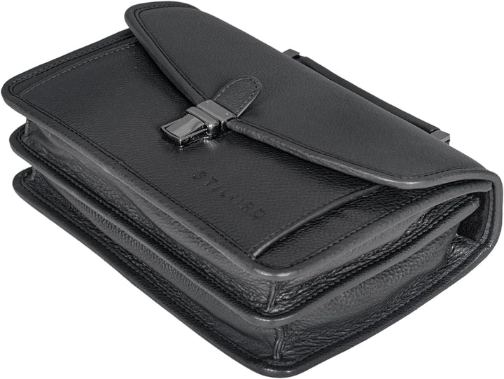 STILORD "Yael Leder Clutch Klein Damen Vintage Mini Handtasche Echtleder Retro Frauentasche Tabletta