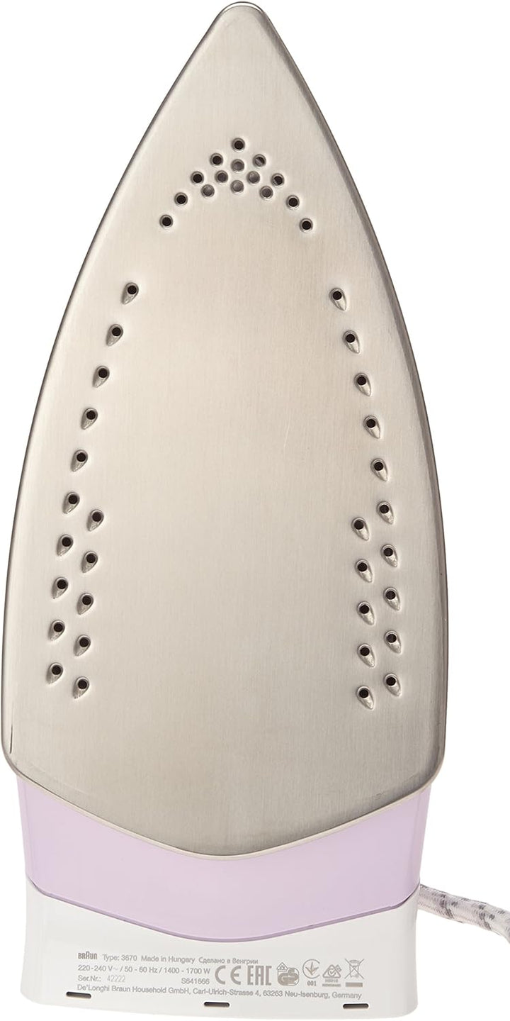 Braun TS320 Bügeleisen, Violett, 12 x 27 x 14 cm, Violett