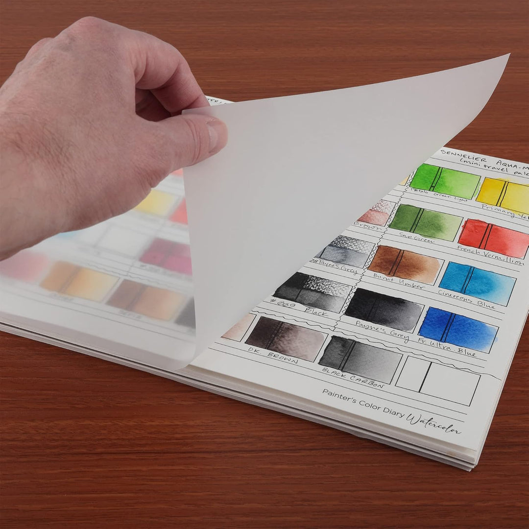 HG Art Concepts Painters Color Diary – 22,9 x 30,5 cm Spiralbindung, farbiges Musterbuch mit 10 Seit