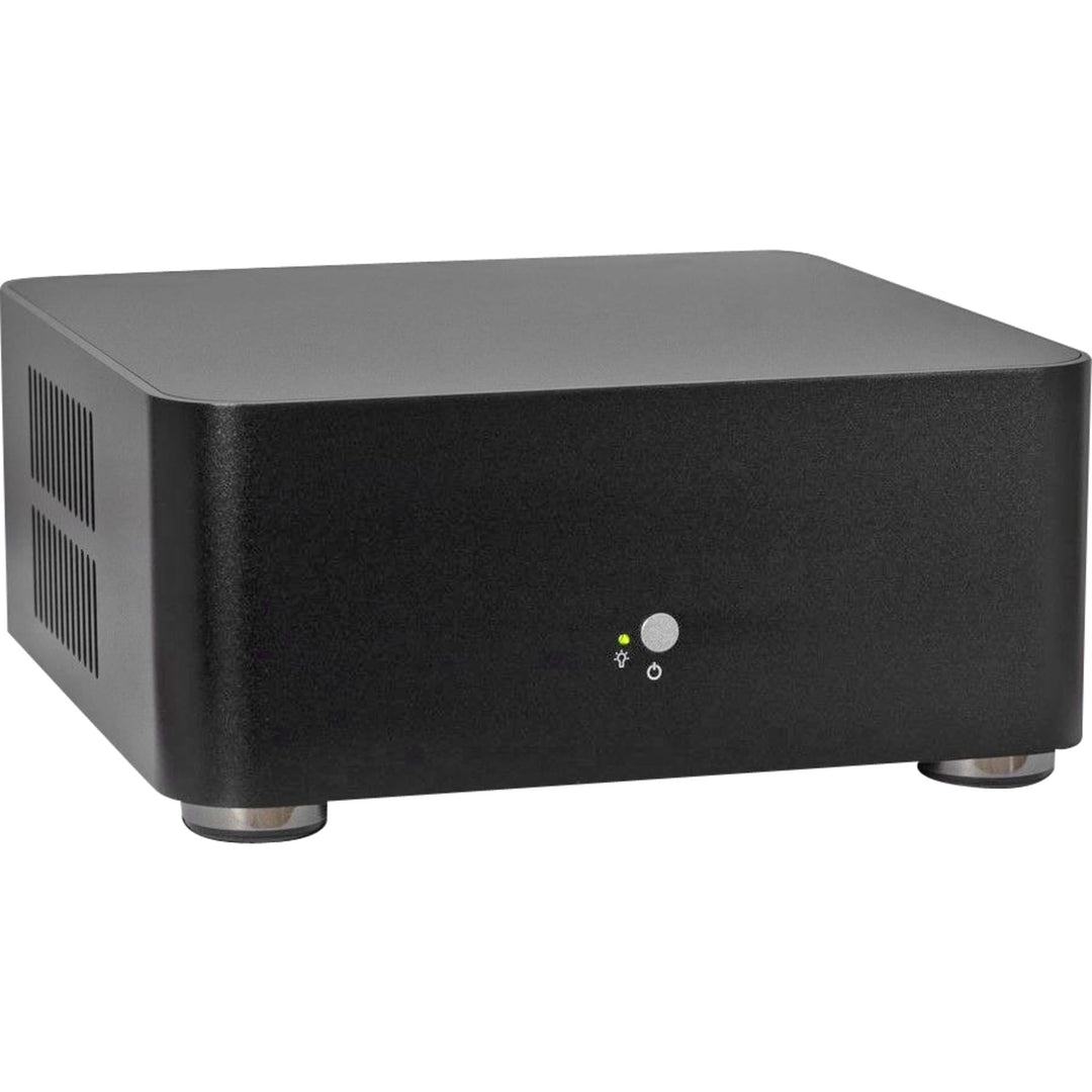 Inter-Tech ITX PC Gehäuse A80 mit 60 W Netzteil, schwarz