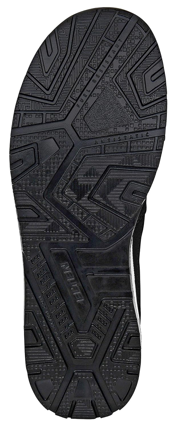 ELTEN Sicherheitsschuhe Lakers Black Low ESD S1P, Damen und Herren, Textil, Kunststoffkappe (Leichte