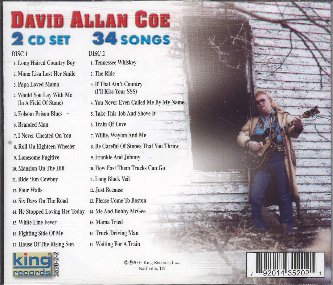 The Original Outlaw Of Country Music, Audio-CD