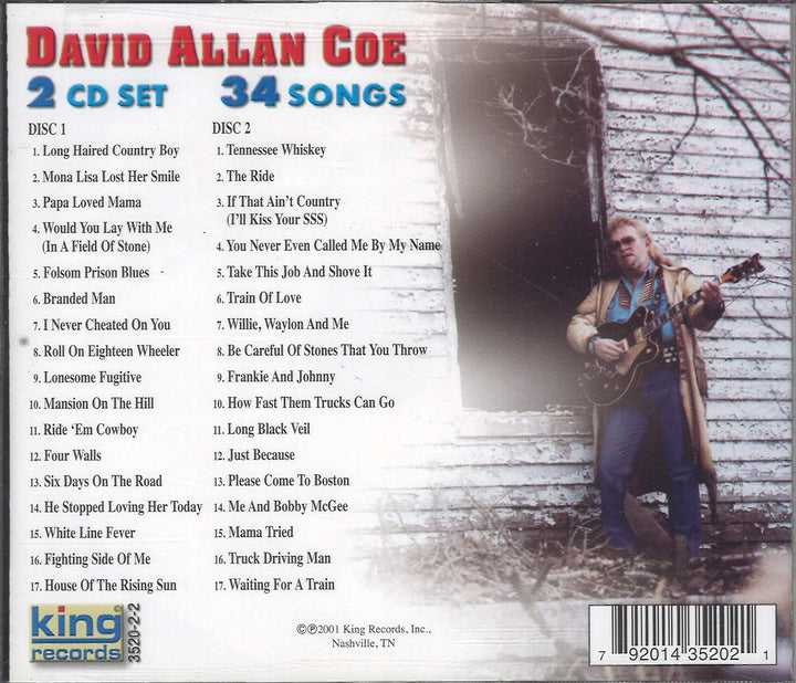 The Original Outlaw Of Country Music, Audio-CD