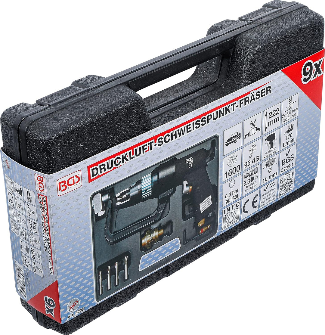 BGS 3205 | Druckluft-Schweisspunkt-Fräser Schweisspunkt-Fräser | Art. 3205, Schweisspunkt-Fräser | A