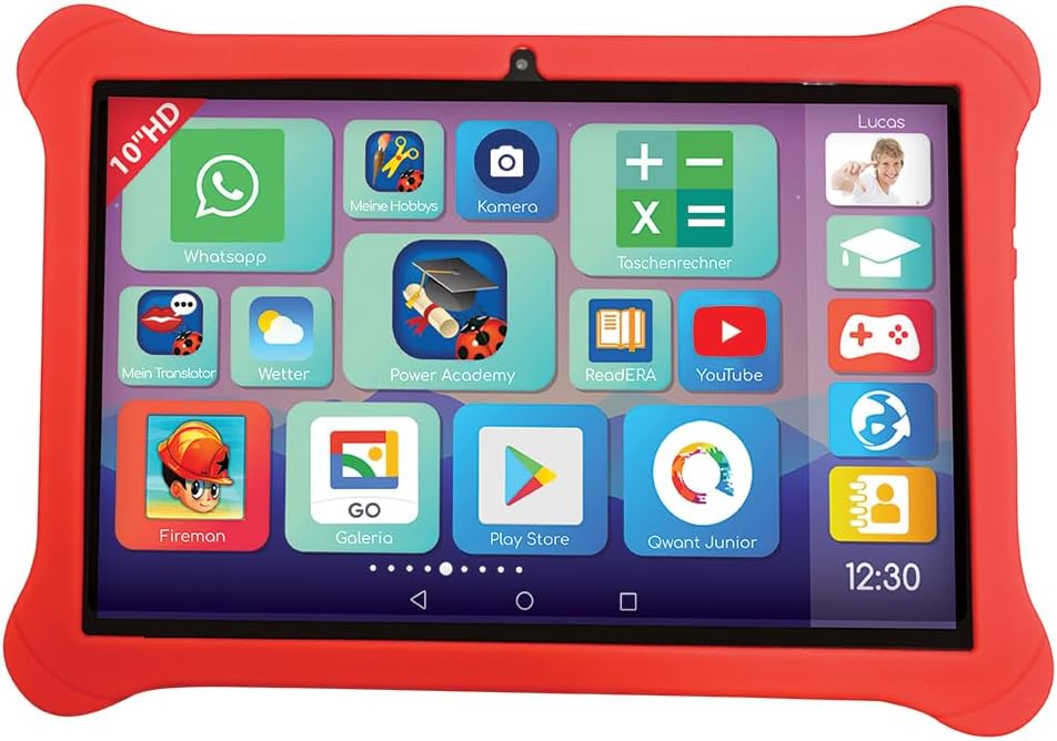 Lexibook, Lexipad® 10'', Edutainment-Tablet, Powered by Android™, Entwickelt für die ganze Familie,