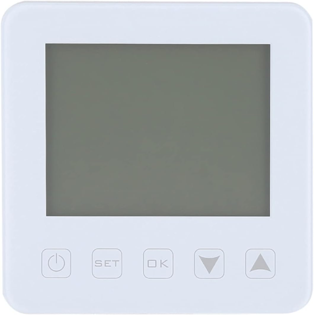 FTVOGUE Programmierbarer Thermostat, 16 A LCD-Display Digital Thermostat für elektrische Heizung Rau